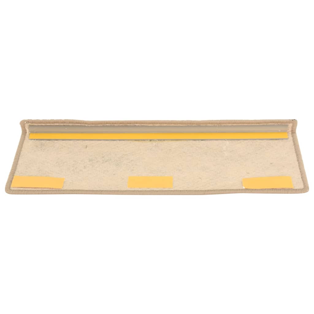 Trapmatten Zelfklevend 15 St Sisal-Look 65X25 Cm Zandkleurig
