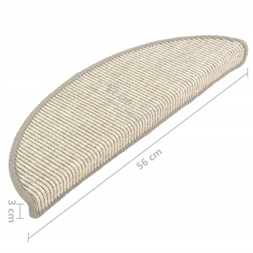 Trapmatten Zelfklevend 15 St 56X20 Cm Zilverkleurig