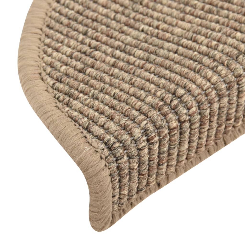 Trapmatten Zelfklevend 15 St 56X20 Cm Donkerbeige