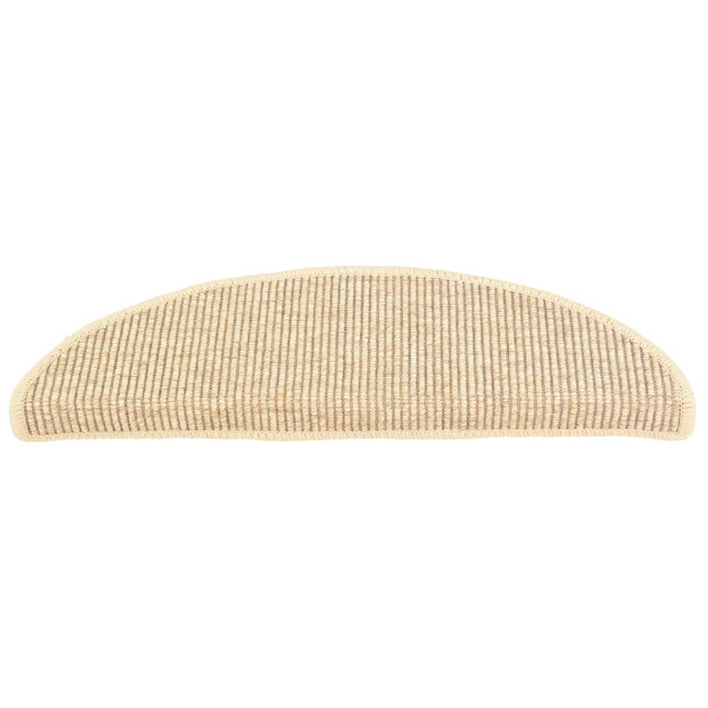 Trapmatten Zelfklevend 15 St 56X20 Cm Lichtbeige