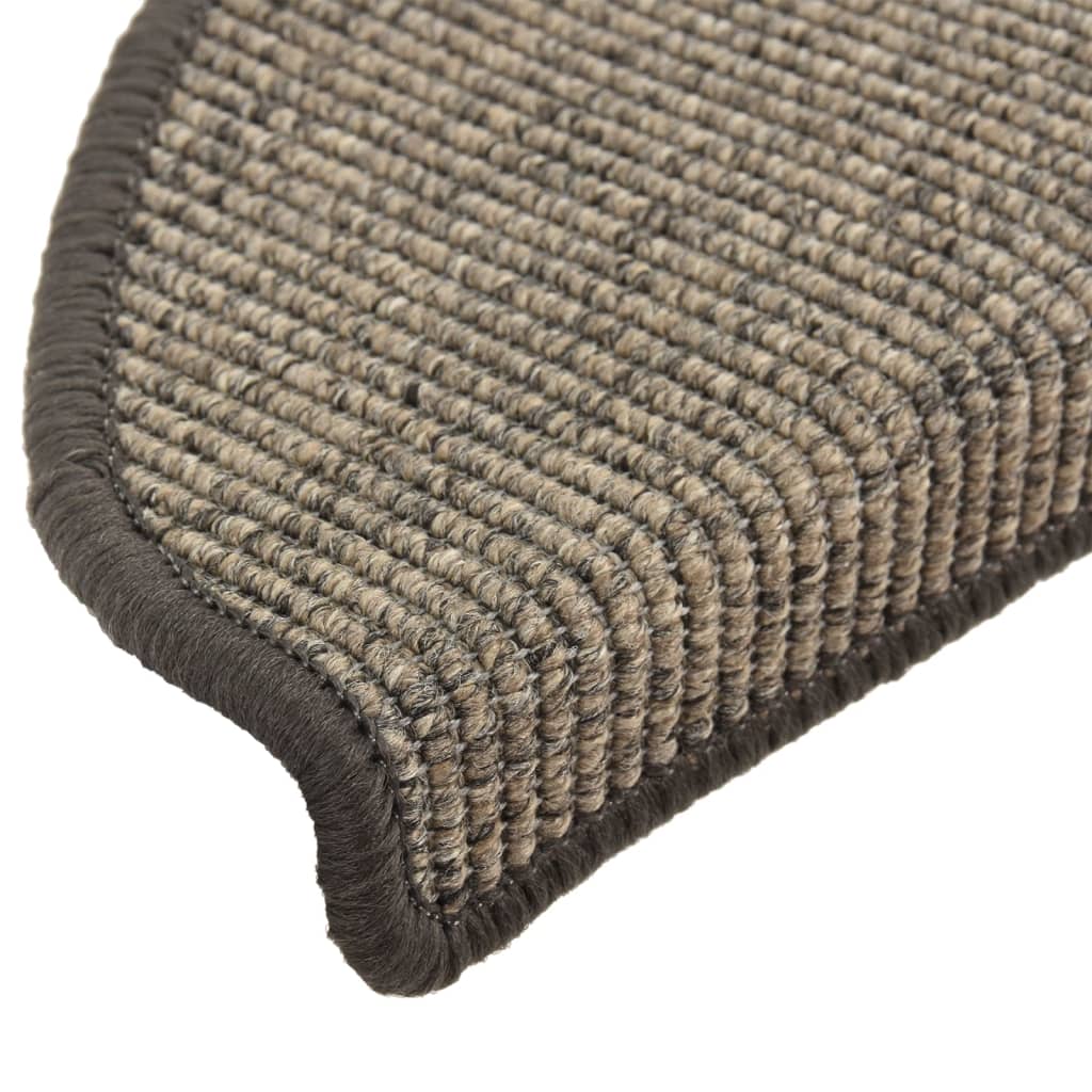 Trapmatten Zelfklevend 15 St 65X25 Cm Grijs En Beige