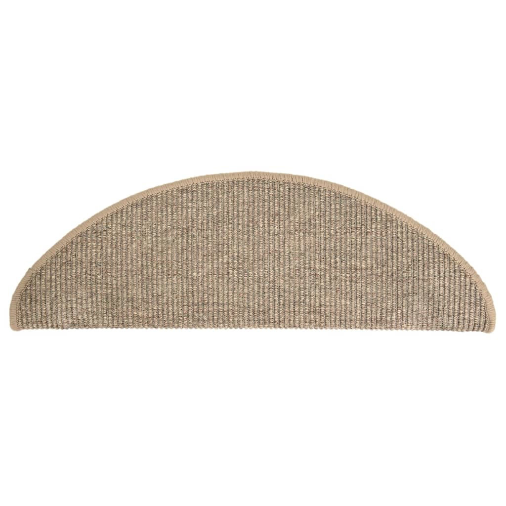 Trapmatten Zelfklevend 15 St 65X25 Cm Donkerbeige