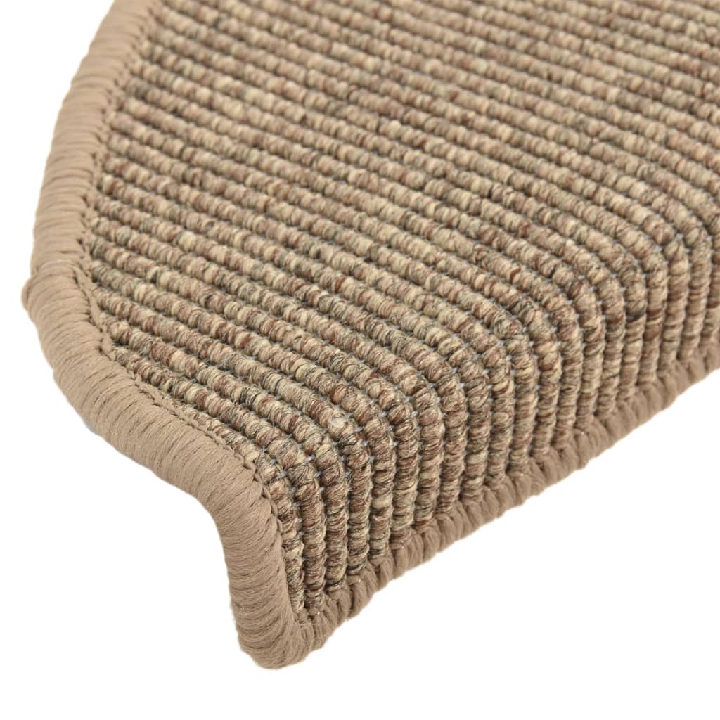Trapmatten Zelfklevend 15 St 65X25 Cm Donkerbeige