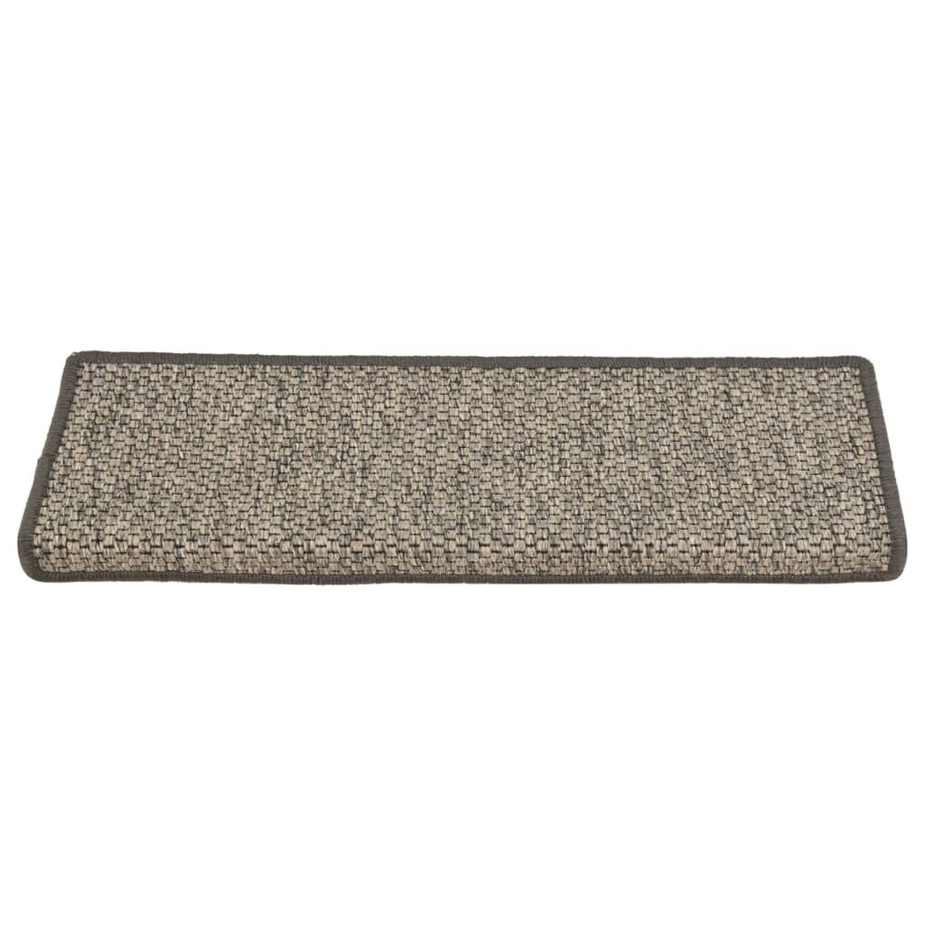 Trapmatten Zelfklevend 15 St 65X25 Cm Grijs En Beige