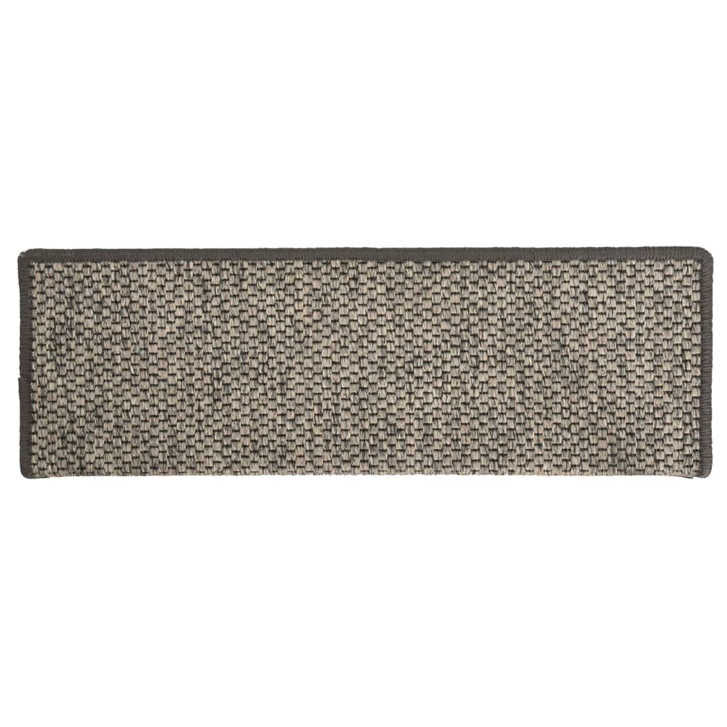 Trapmatten Zelfklevend 15 St 65X25 Cm Grijs En Beige