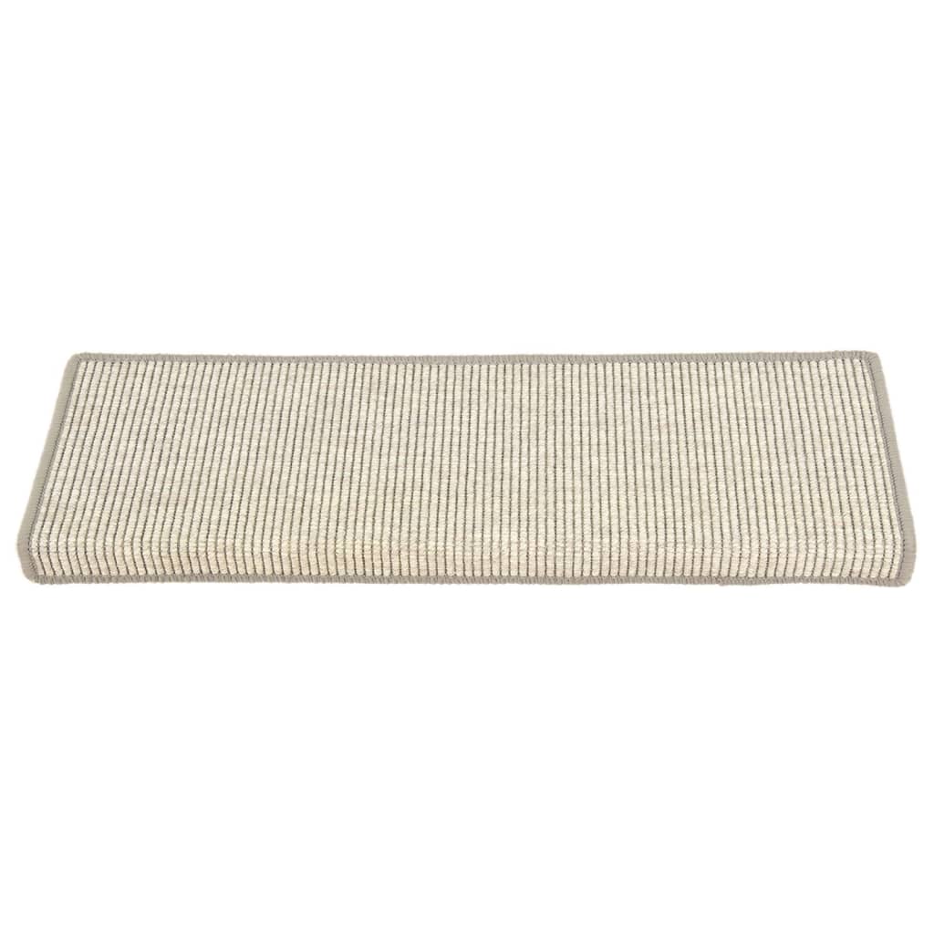 Trapmatten Zelfklevend 15 St 65X25 Cm Zilverkleurig