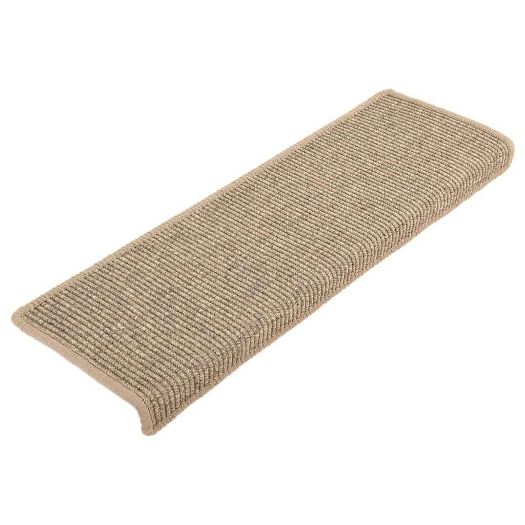 Trapmatten Zelfklevend 15 St 65X25 Cm Donkerbeige