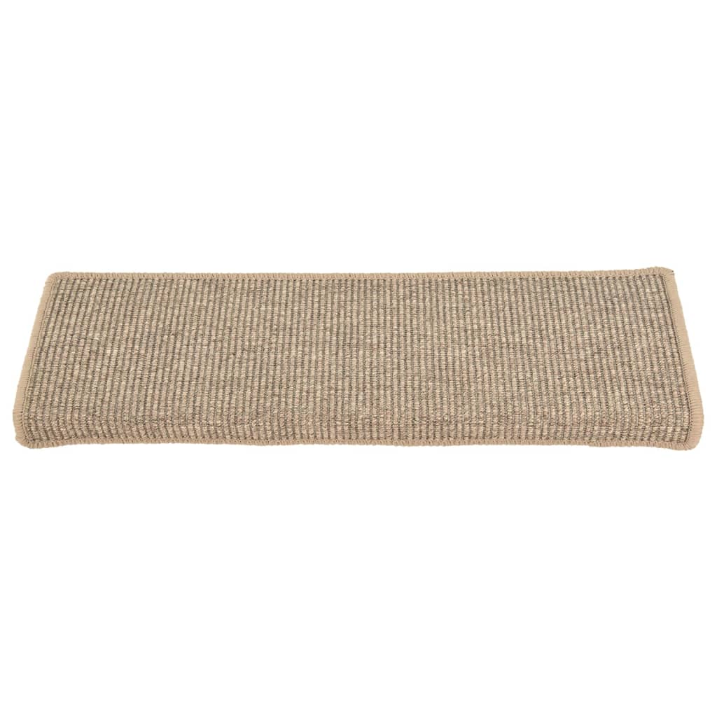 Trapmatten Zelfklevend 15 St 65X25 Cm Donkerbeige