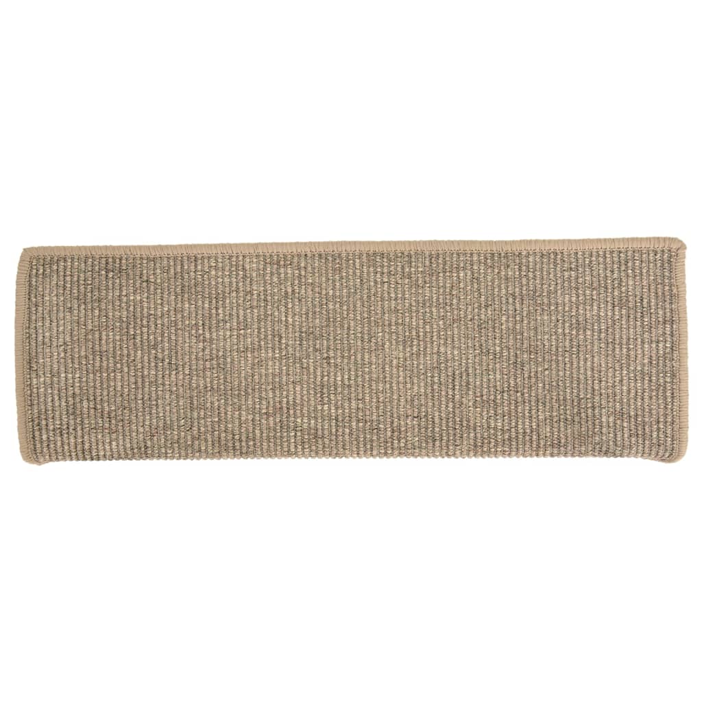 Trapmatten Zelfklevend 15 St 65X25 Cm Donkerbeige