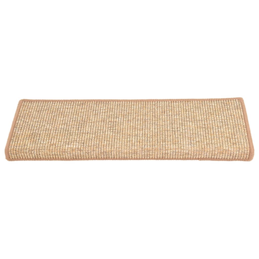 Trapmatten Zelfklevend 15 St 65X25 Cm Lichtbruin