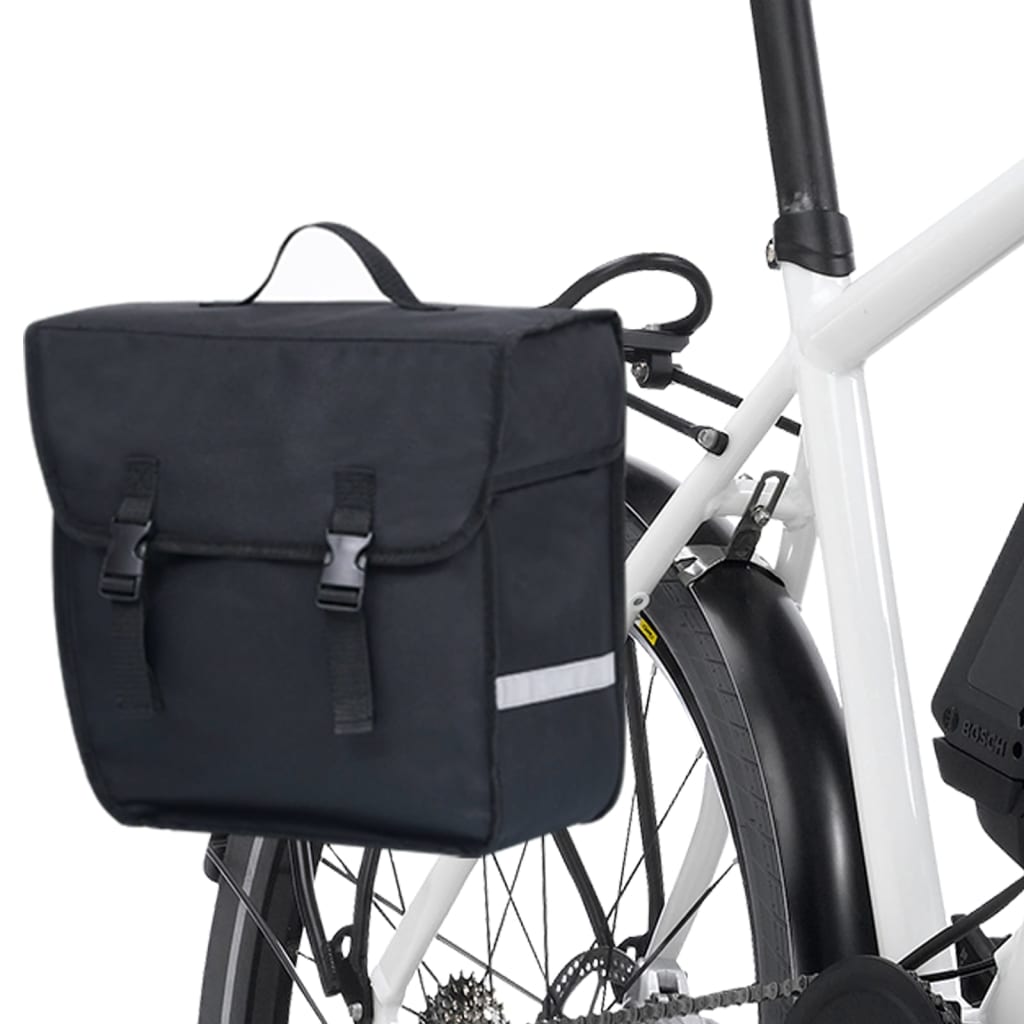 Fietstas Voor Bagagedrager Enkel Waterdicht 21 L Zwart