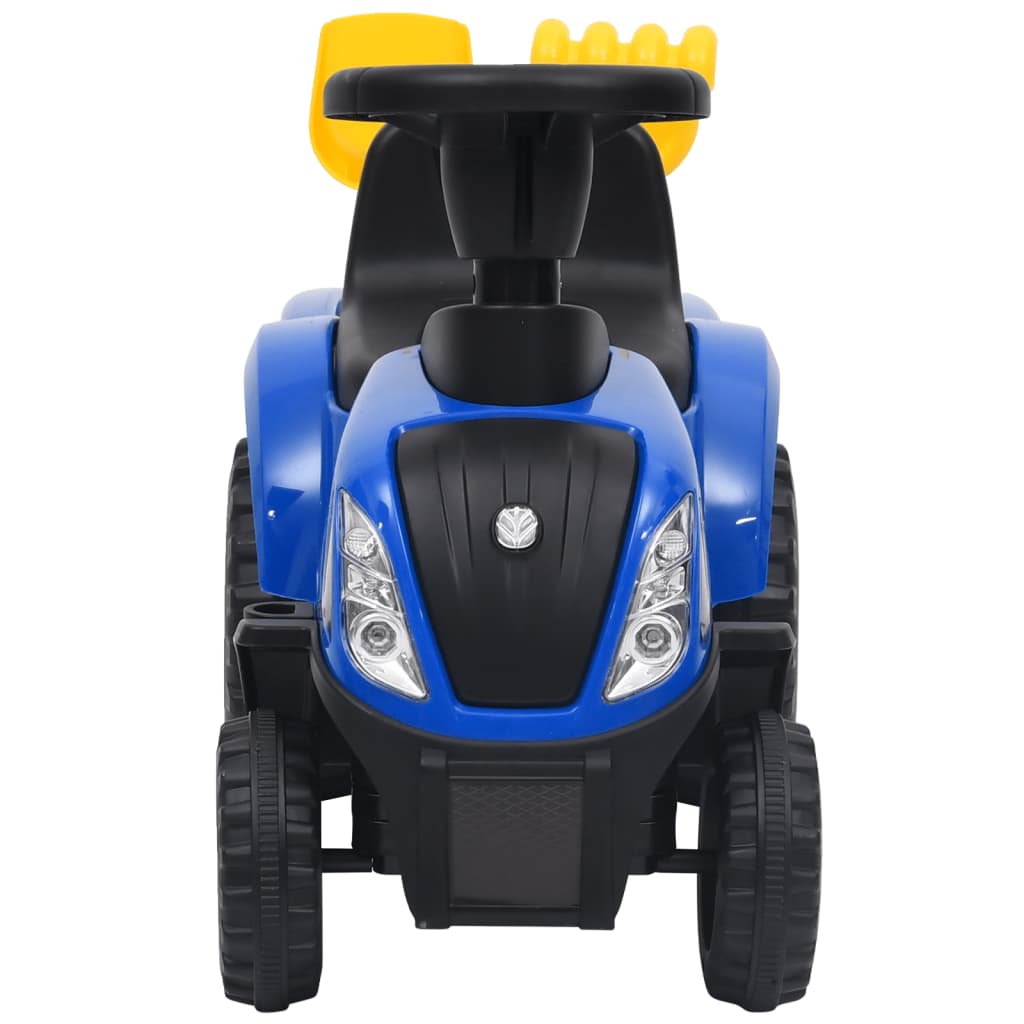 Kindertractor New Holland Blauw