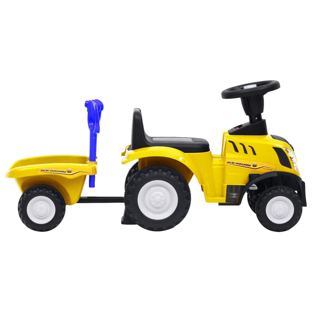Kindertractor New Holland Geel