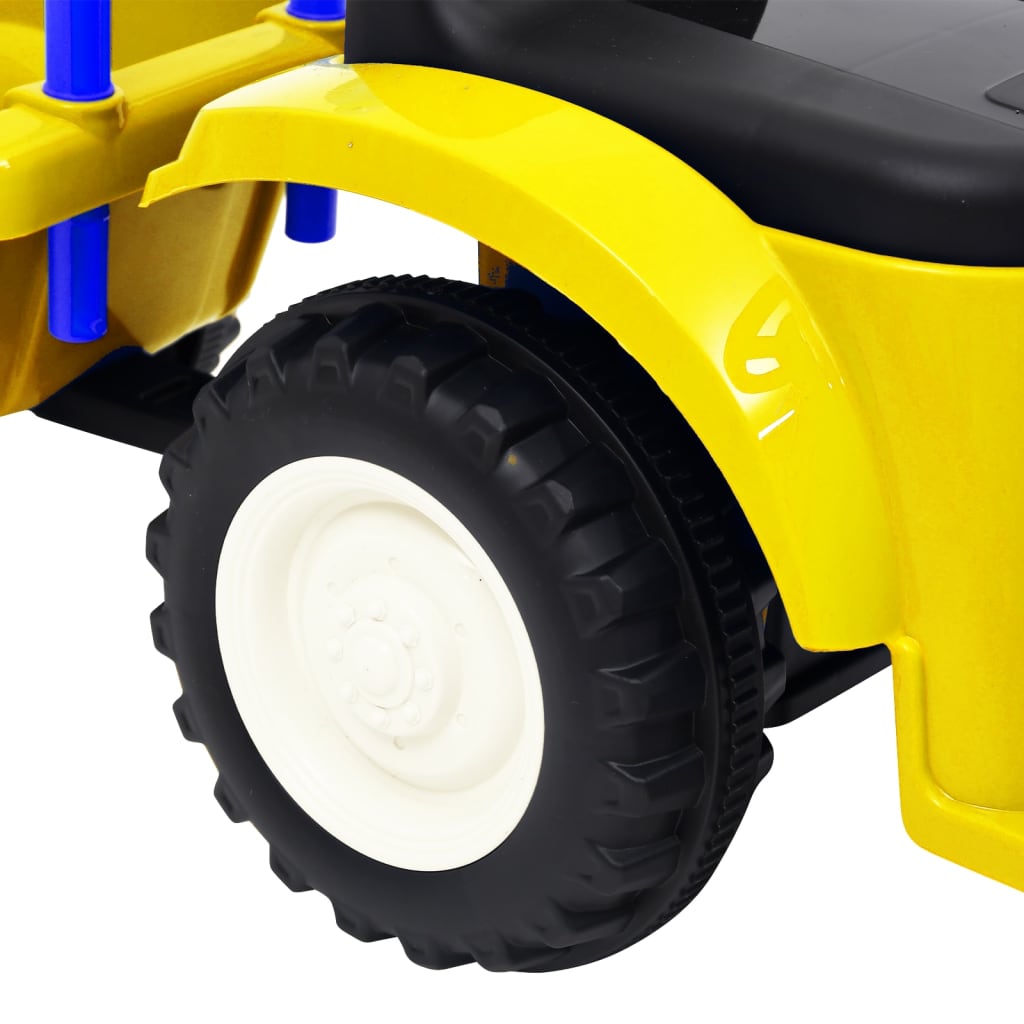 Kindertractor New Holland Geel