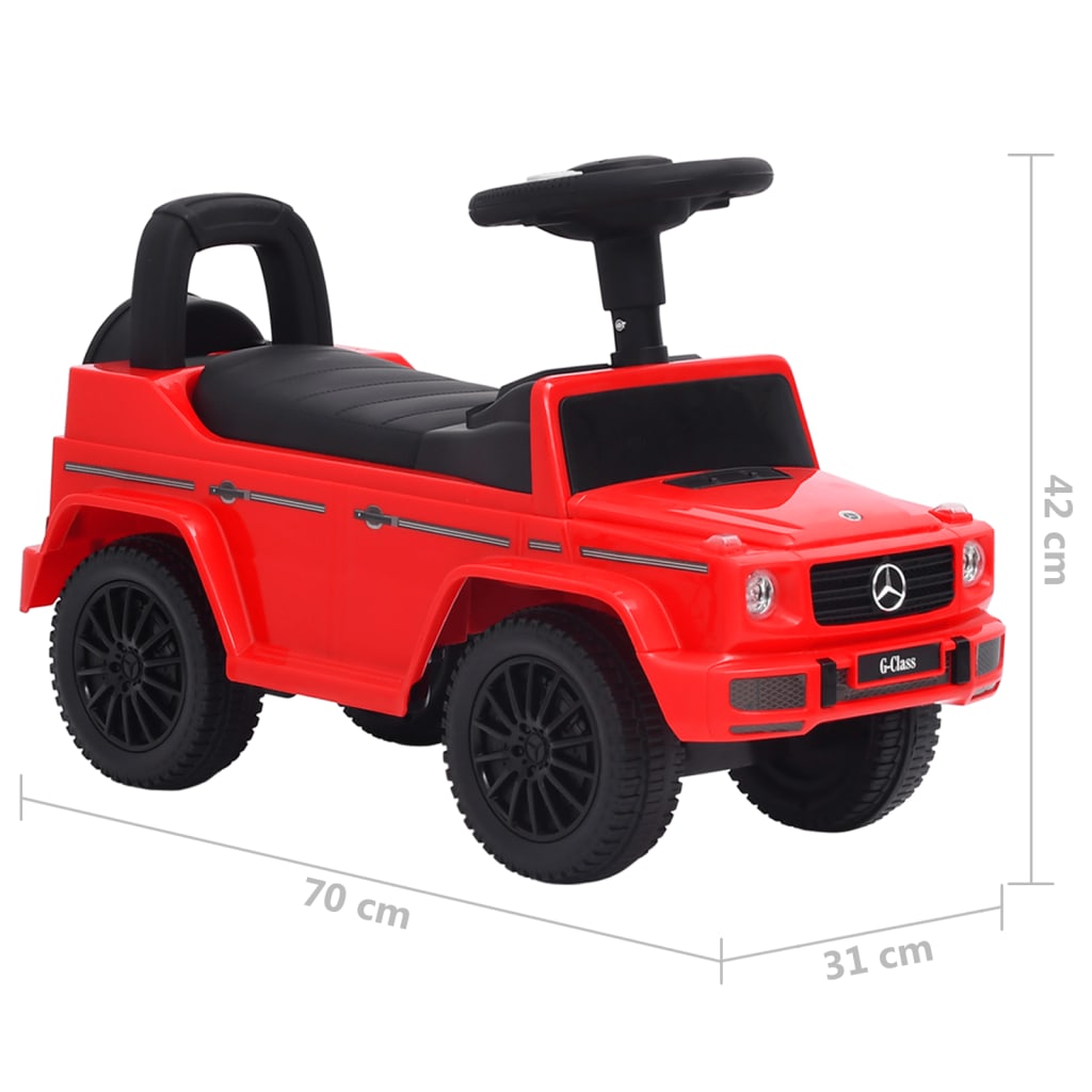 Loopauto Mercedes Benz G63 Rood