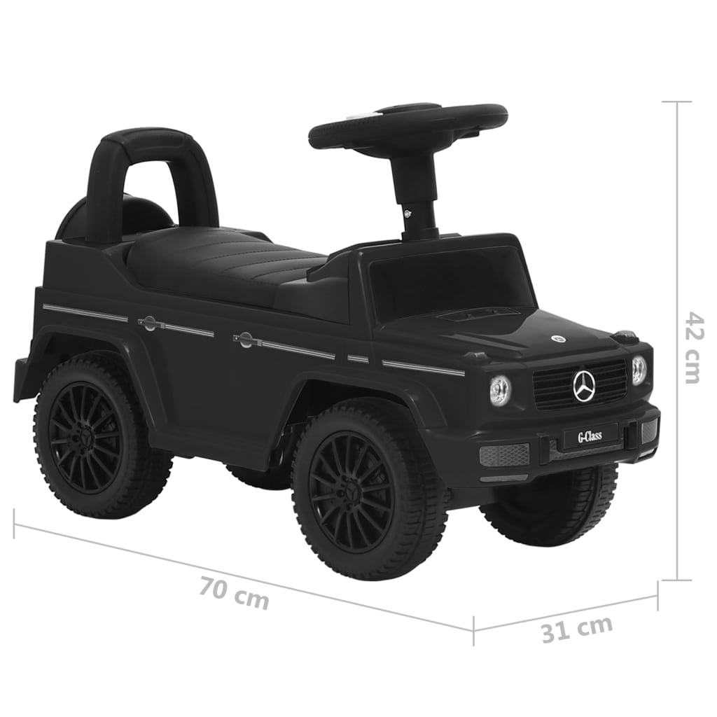 Loopauto Mercedes Benz G63 Zwart