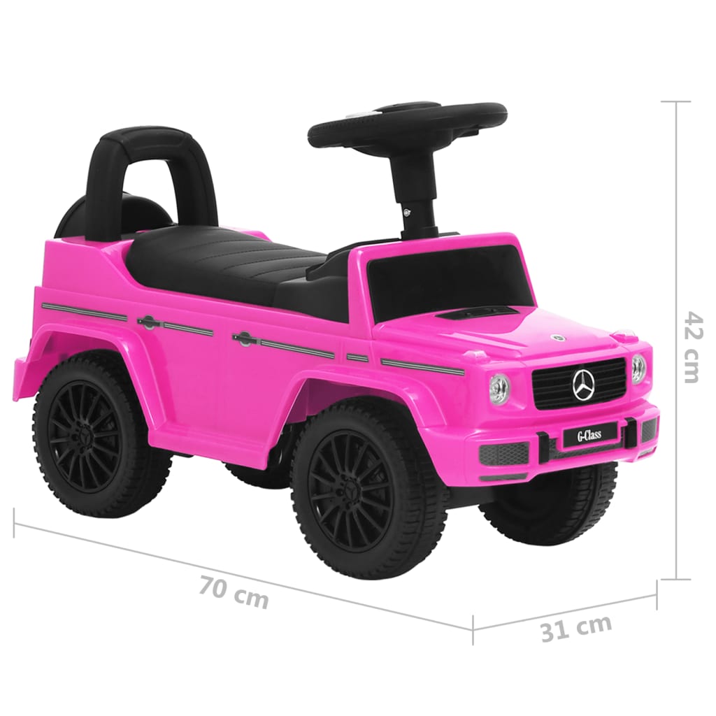 Loopauto Mercedes Benz G63 Roze