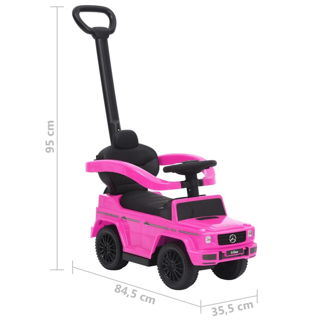 Duw-Loopauto Mercedes Benz G63 Roze