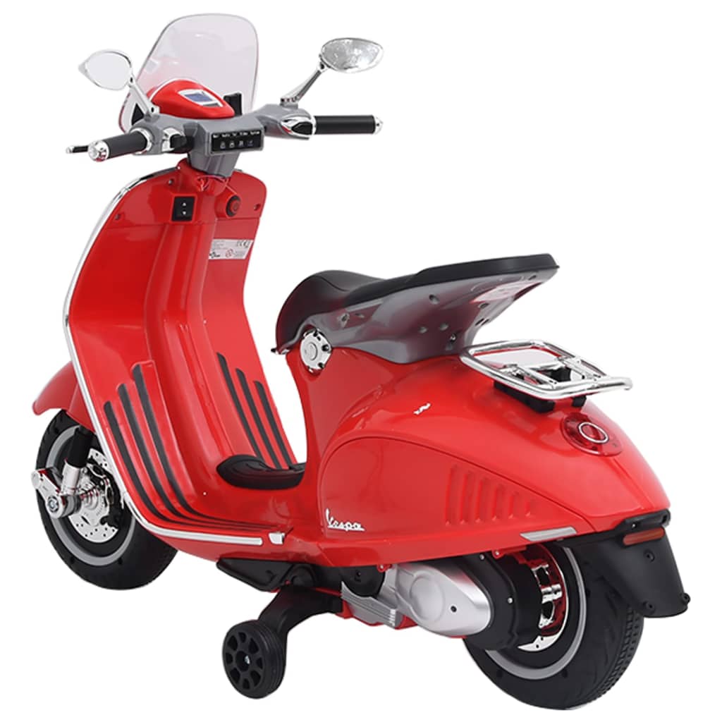 Speelgoedmotor Elektrisch Vespa Gts300 Rood
