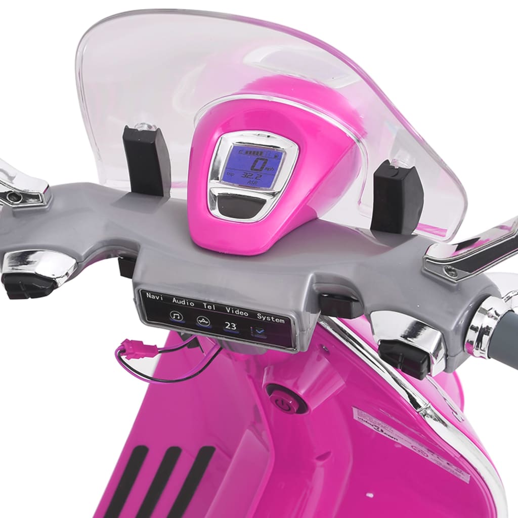 Speelgoedmotor Elektrisch Vespa Gts300 Roze