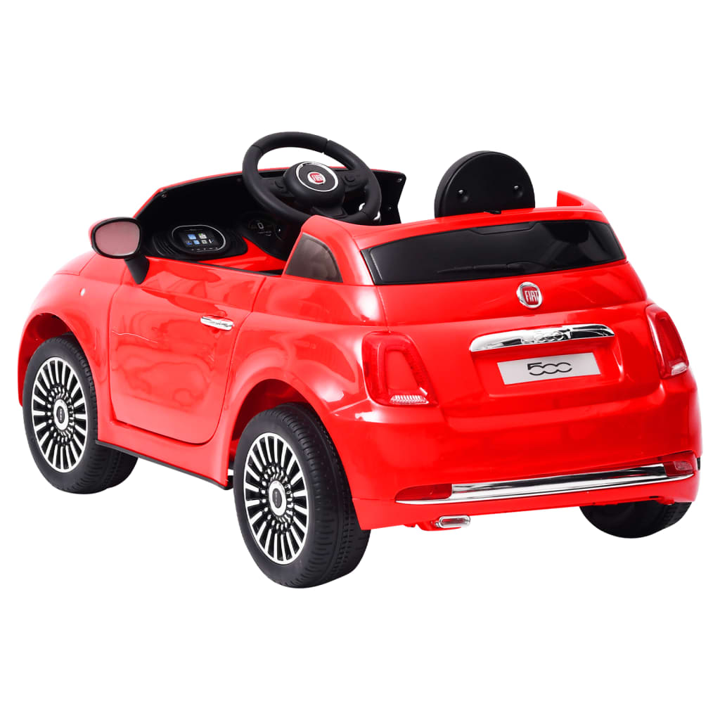 Kinderauto Fiat 500 Elektrisch Rood