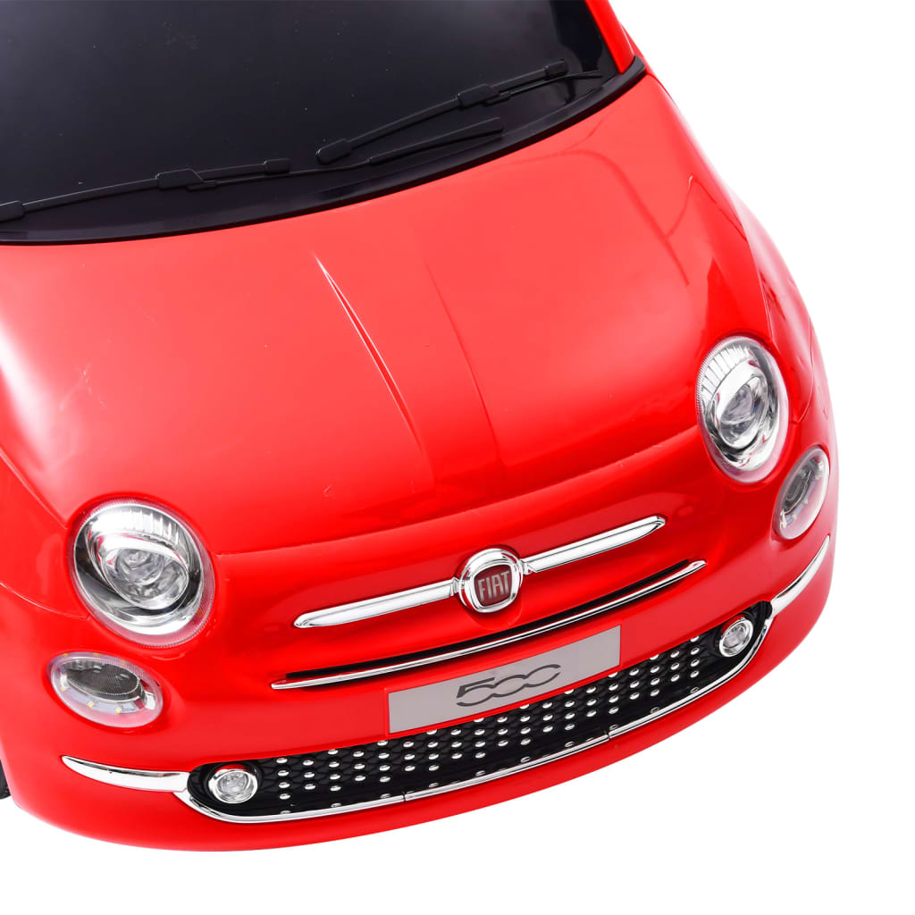 Kinderauto Fiat 500 Elektrisch Rood