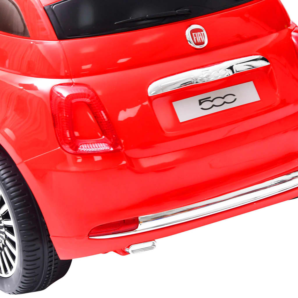 Kinderauto Fiat 500 Elektrisch Rood