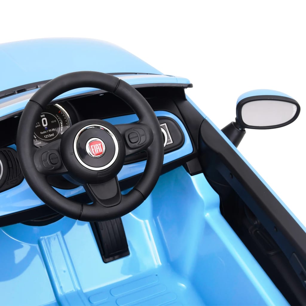 Kinderauto Fiat 500 Elektrisch Blauw