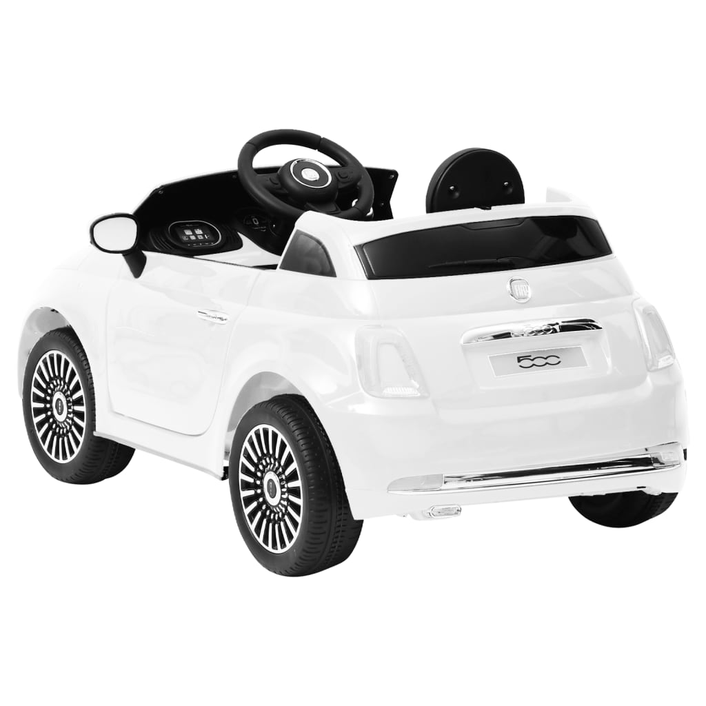 Kinderauto Fiat 500 Elektrisch Wit