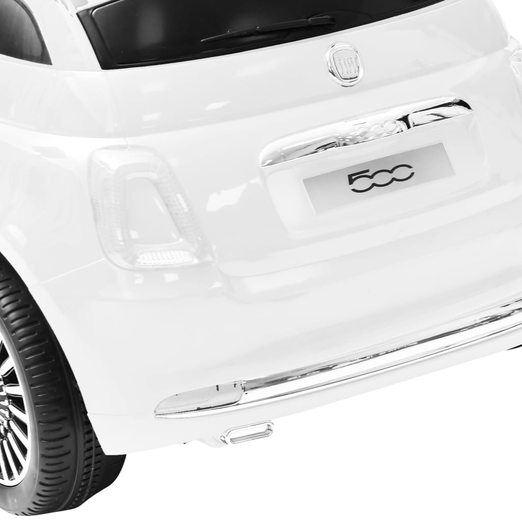 Kinderauto Fiat 500 Elektrisch Wit