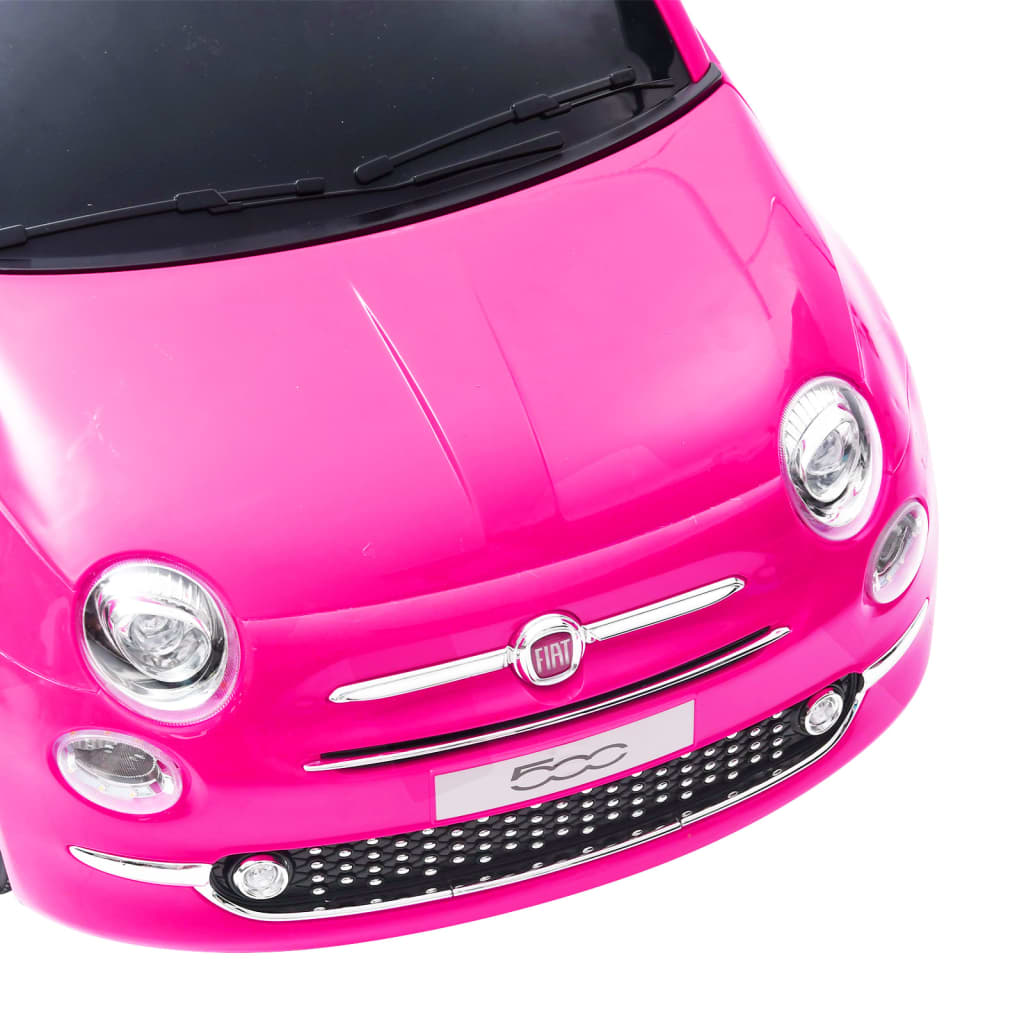 Kinderauto Fiat 500 Elektrisch Roze