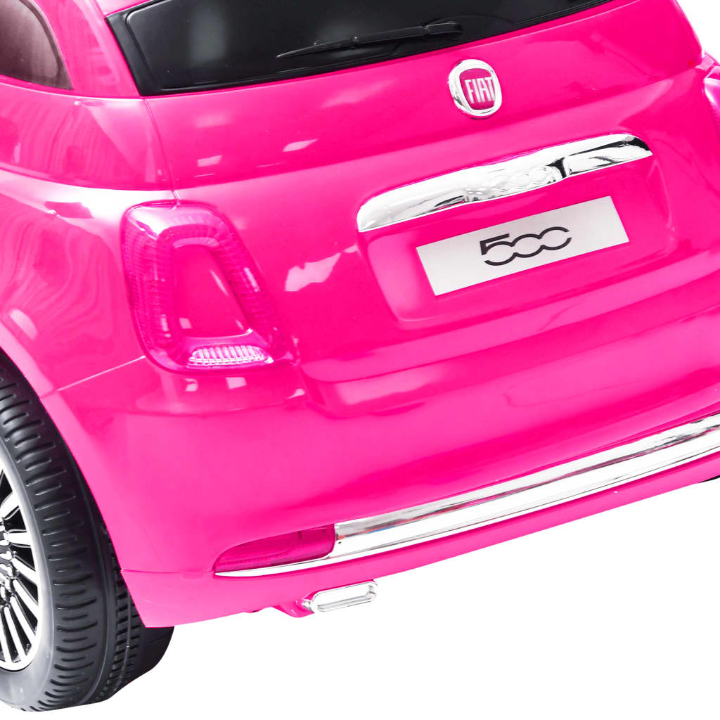 Kinderauto Fiat 500 Elektrisch Roze