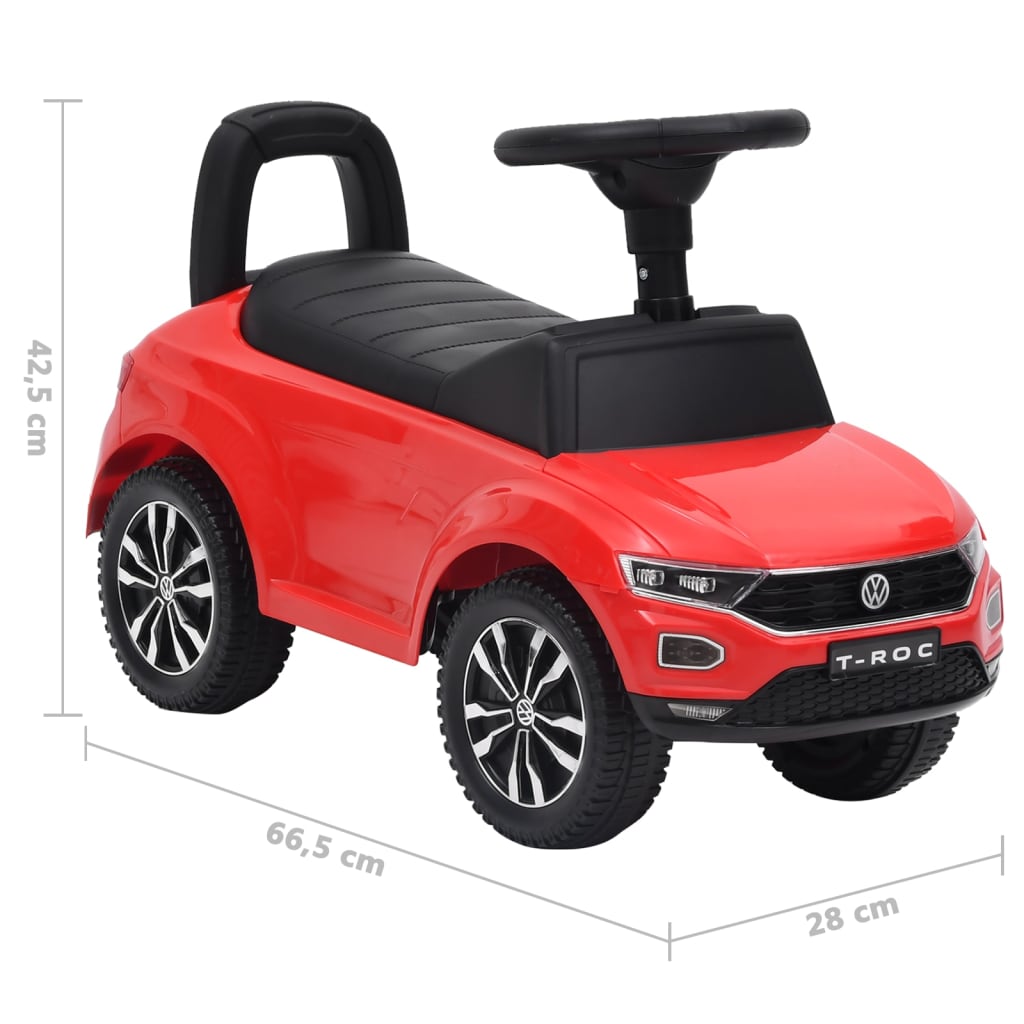 Loopauto Volkswagen T-Roc Rood