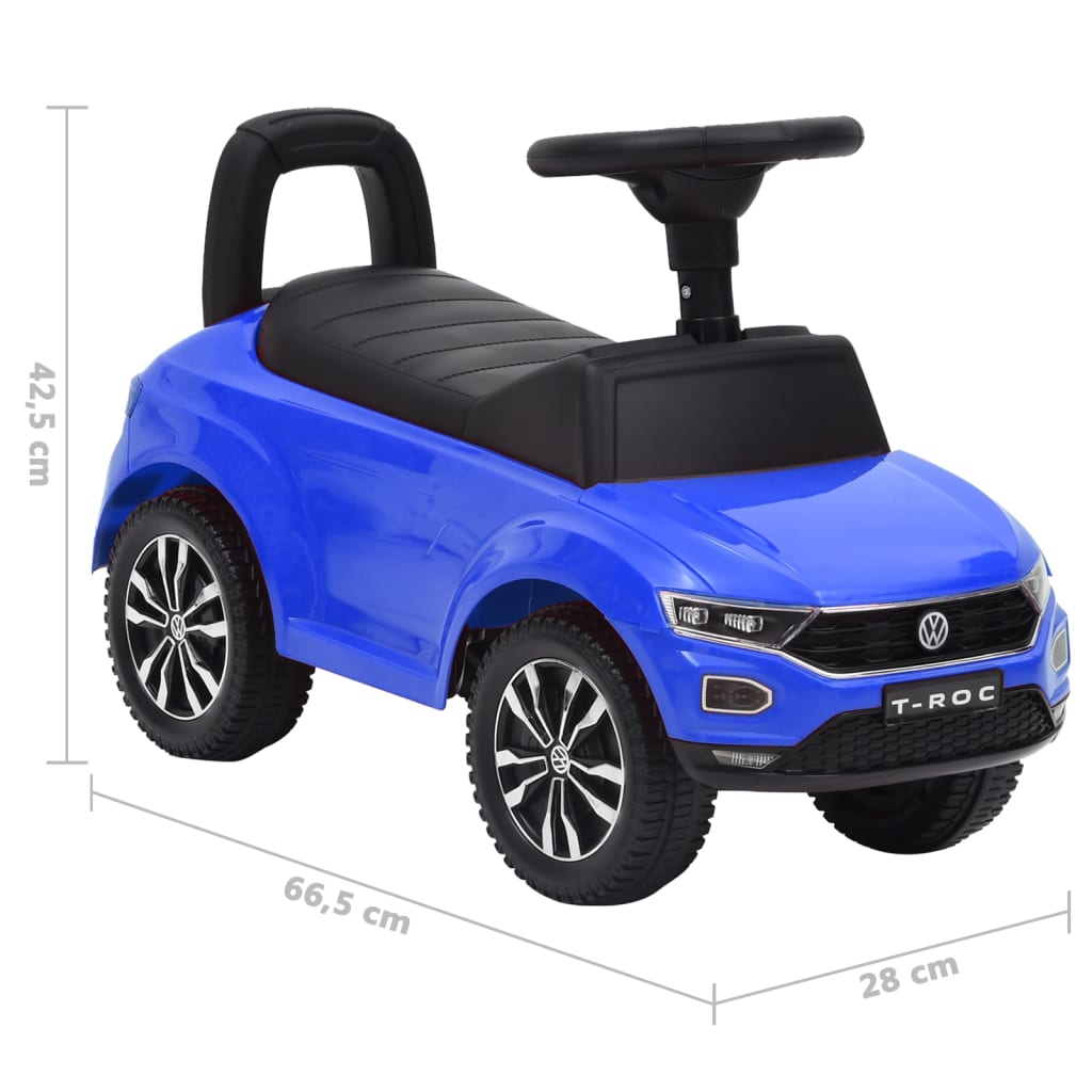 Loopauto Volkswagen T-Roc Blauw