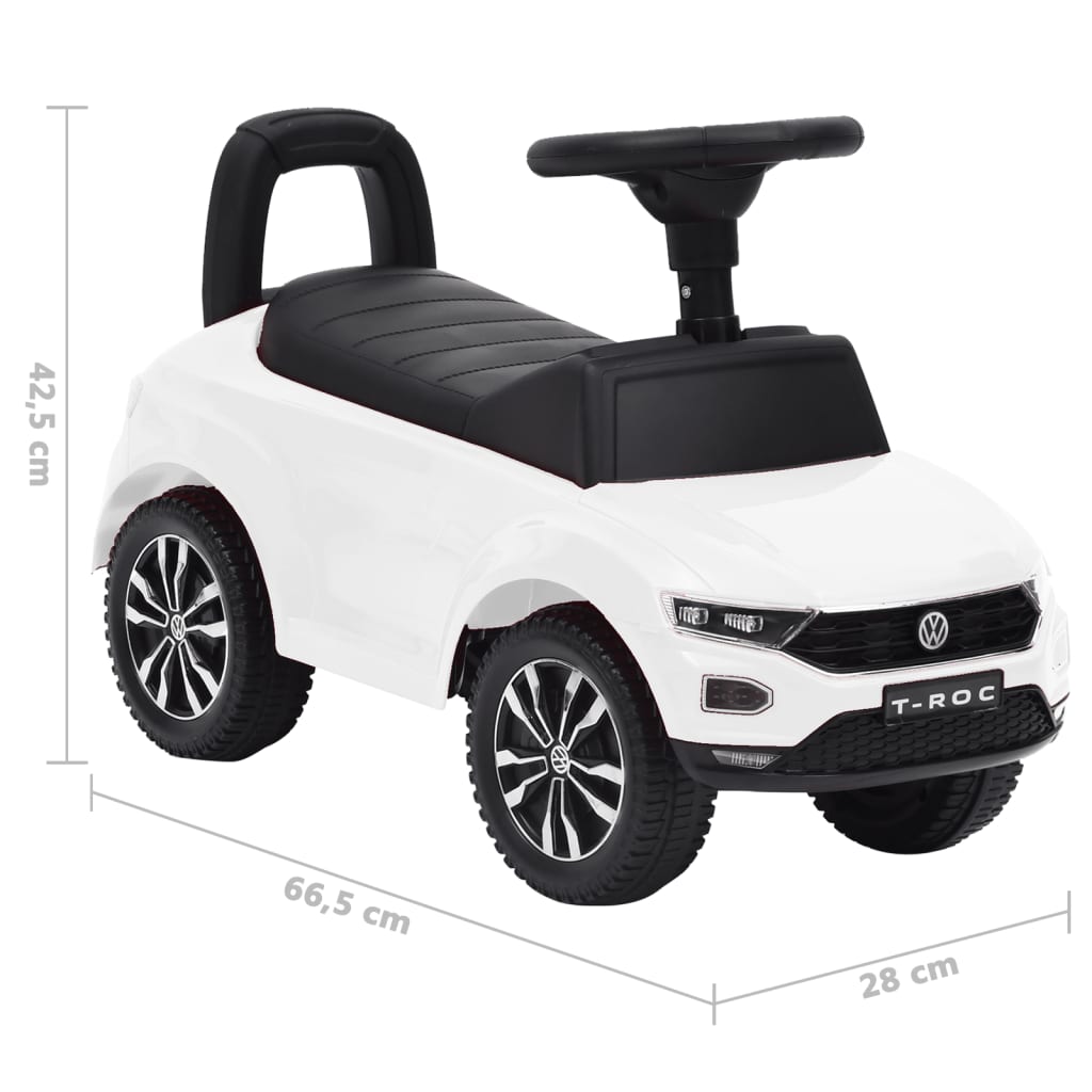 Loopauto Volkswagen T-Roc Wit