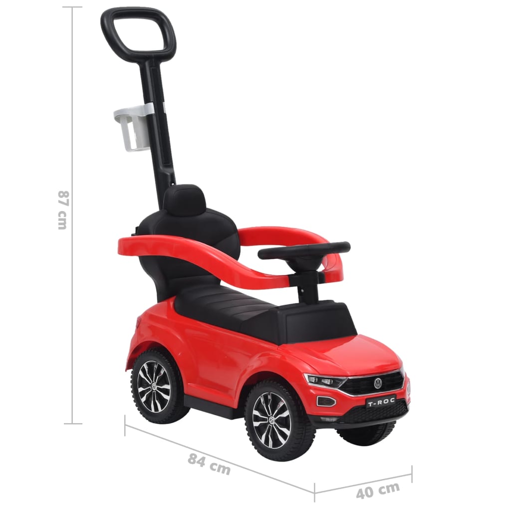 Loopauto Volkswagen T-Roc Rood