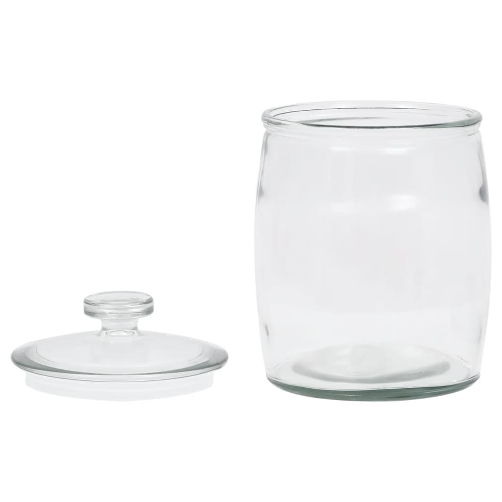 Opbergpotten Met Deksel 2 St 3850 Ml Glas