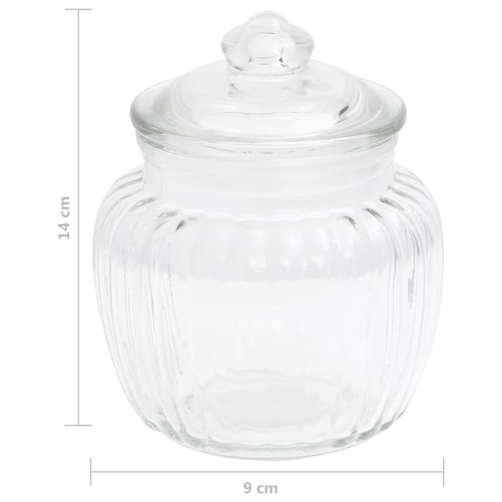 Opbergpotten 12 St 500 Ml Glas