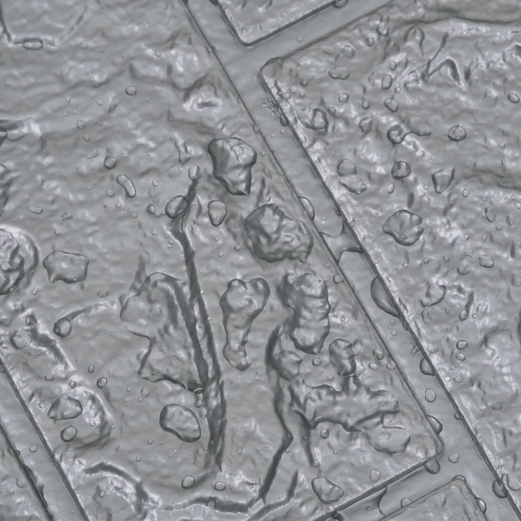 3D-Behang Zelfklevend 20 St Bakstenen Antracietkleurig