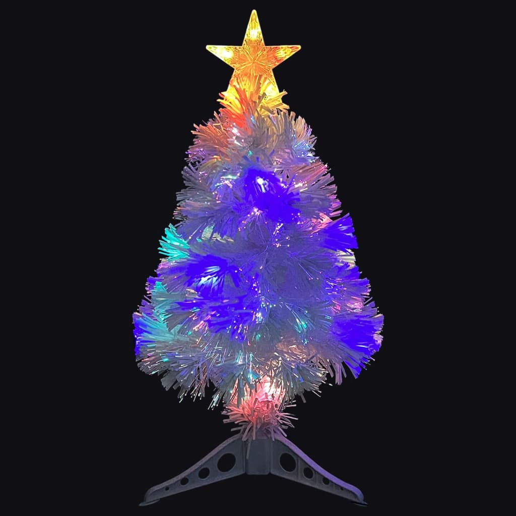 Kunstkerstboom Met Led 64 Cm Glasvezel Wit