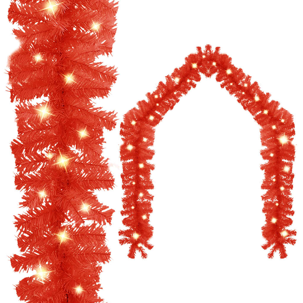 Kerstslinger Met Led-Lampjes 5 M Rood