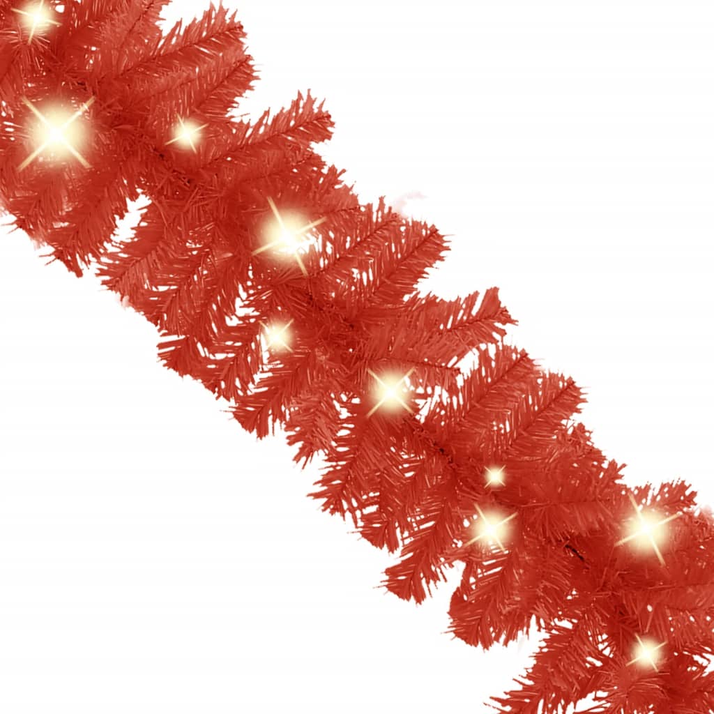 Kerstslinger Met Led-Lampjes 10 M Rood