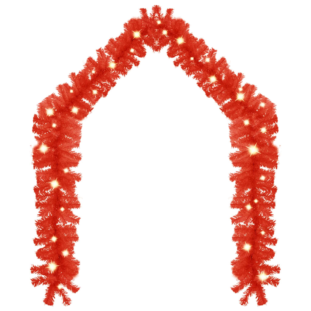 Kerstslinger Met Led-Lampjes 20 M Rood