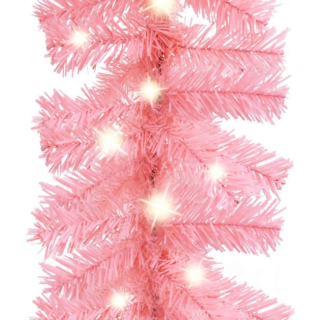 Kerstslinger Met Led-Lampjes 10 M Roze