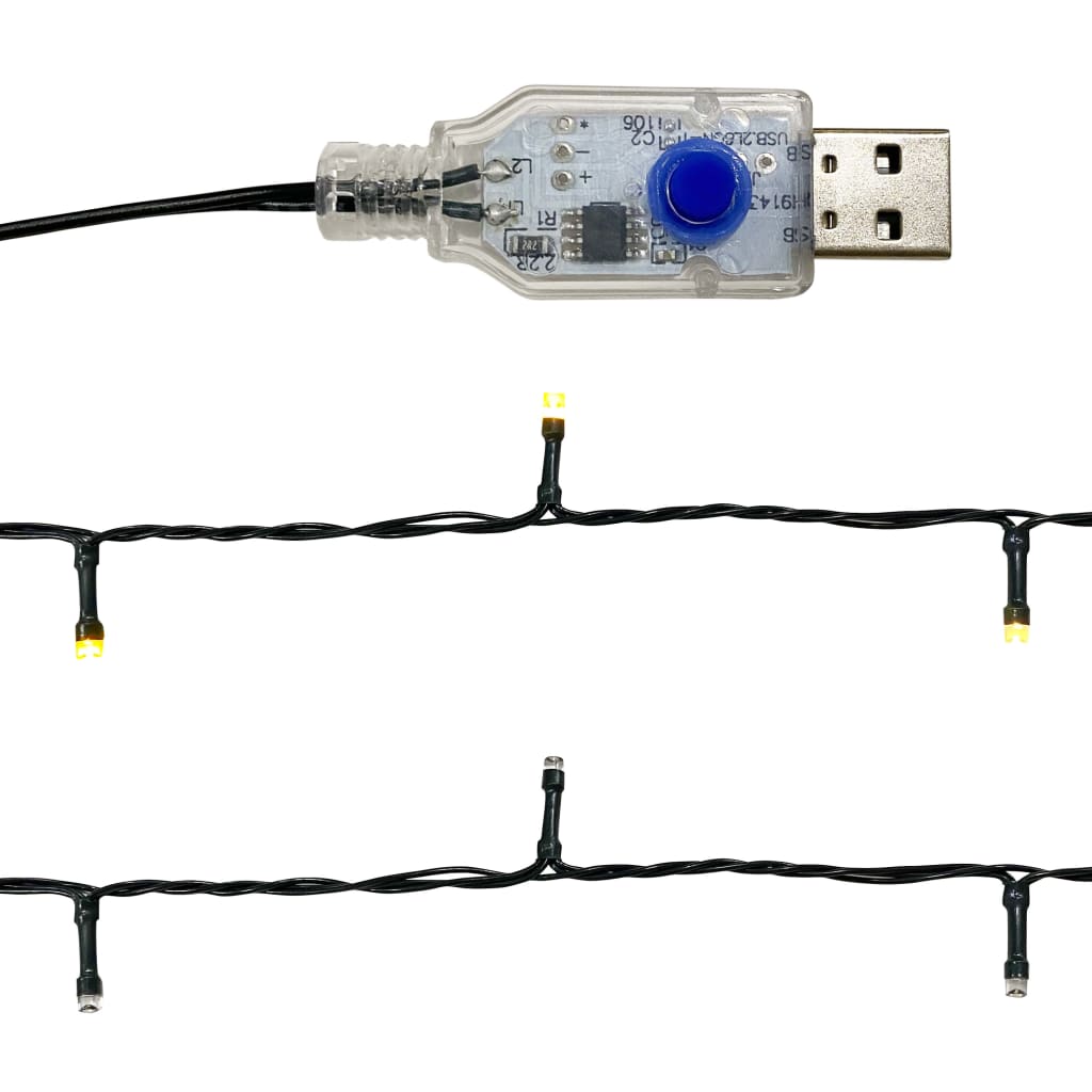 Kerstslinger Met Led-Lampjes 20 M Roze