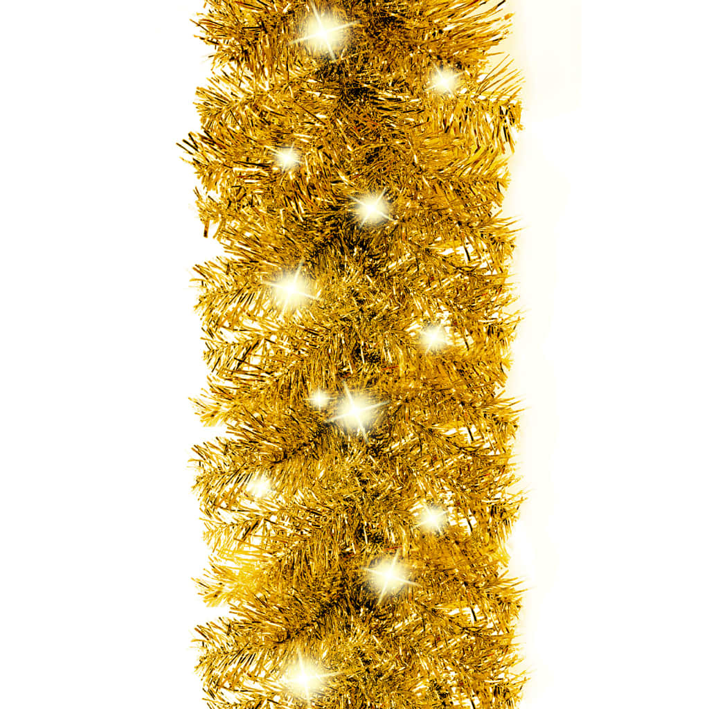 Kerstslinger Met Led-Lampjes 20 M Goudkleurig