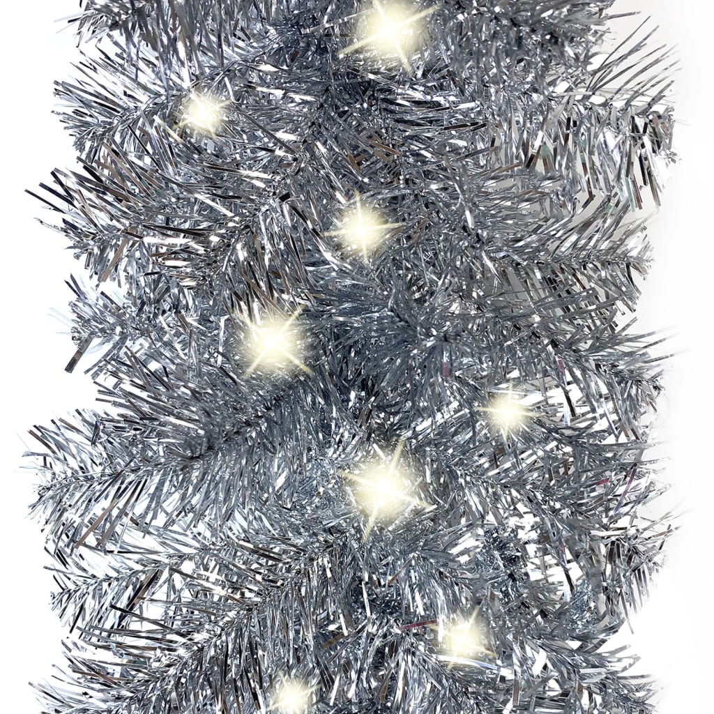 Kerstslinger Met Led-Lampjes 5 M Zilverkleurig