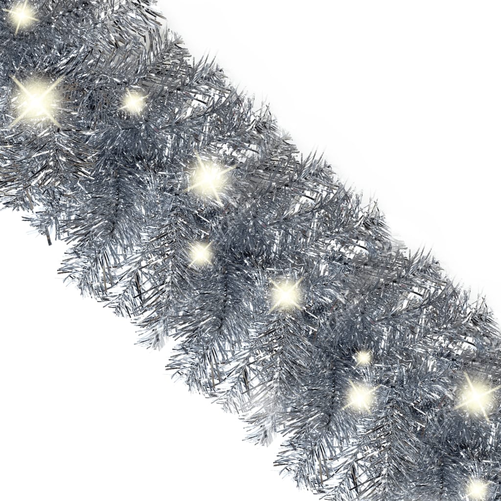 Kerstslinger Met Led-Lampjes 5 M Zilverkleurig