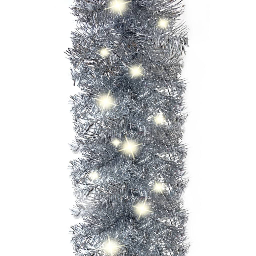 Kerstslinger Met Led-Lampjes 5 M Zilverkleurig