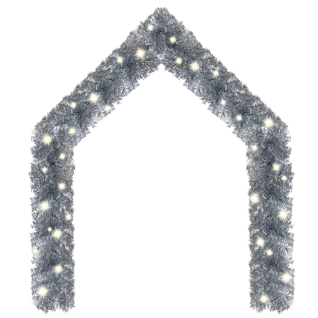 Kerstslinger Met Led-Lampjes 10 M Zilverkleurig